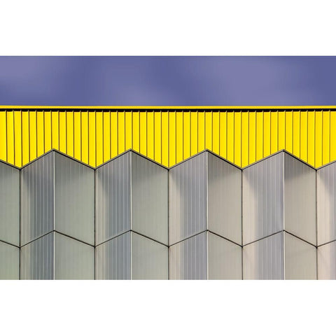 Industrial Architecture I Black Modern Wood Framed Art Print with Double Matting by Mauer, Rolf