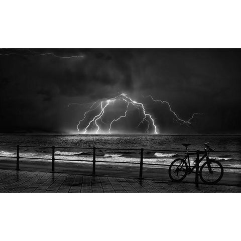 The Power Of Nature Black Modern Wood Framed Art Print with Double Matting by Depaepe, Yvette