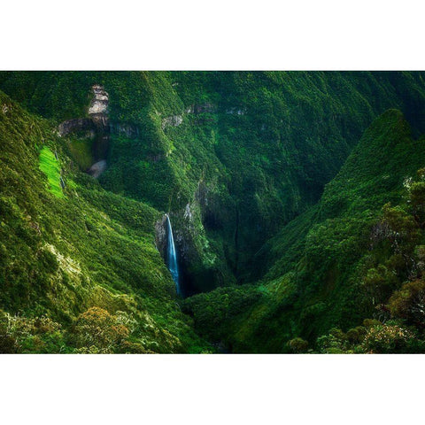 Trou De Fer Black Modern Wood Framed Art Print with Double Matting by Gabriel, Barathieu