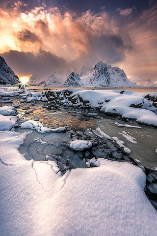 Untitled Black Ornate Wood Framed Art Print with Double Matting by Martin Castan, David