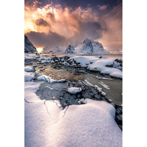 Untitled White Modern Wood Framed Art Print by Martin Castan, David