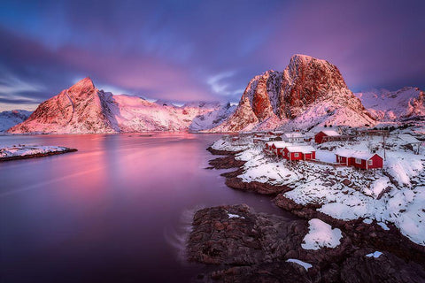 Untitled Black Ornate Wood Framed Art Print with Double Matting by Martin Castan, David