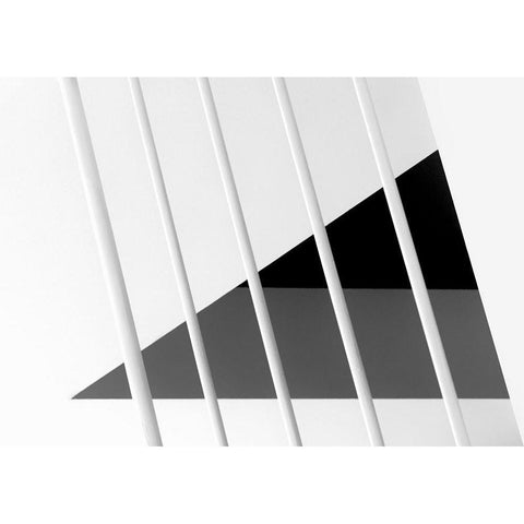 The Next Floor Black Modern Wood Framed Art Print with Double Matting by Van De, Jeroen