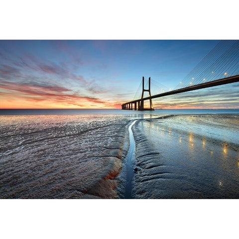 Follow Your Way Black Modern Wood Framed Art Print by Roxo, Alvaro