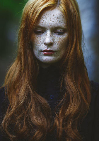 Edhilvarel White Modern Wood Framed Art Print with Double Matting by Russocka, Magdalena