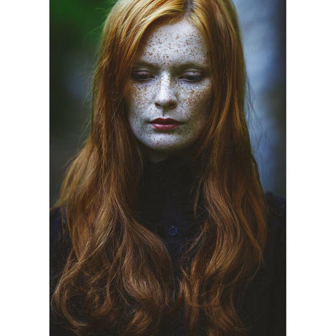 Edhilvarel White Modern Wood Framed Art Print by Russocka, Magdalena