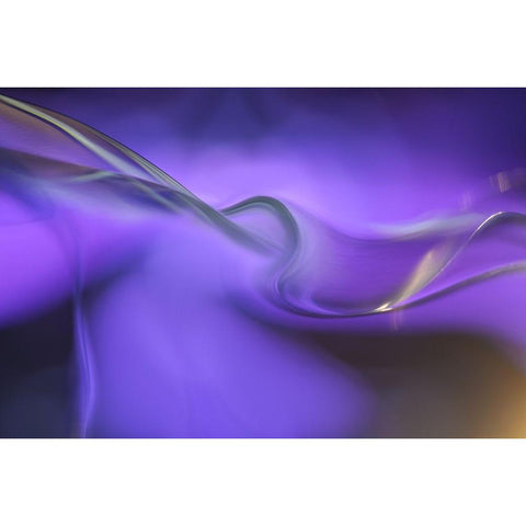 Shapes Of Purple Black Modern Wood Framed Art Print by Westum, Heidi