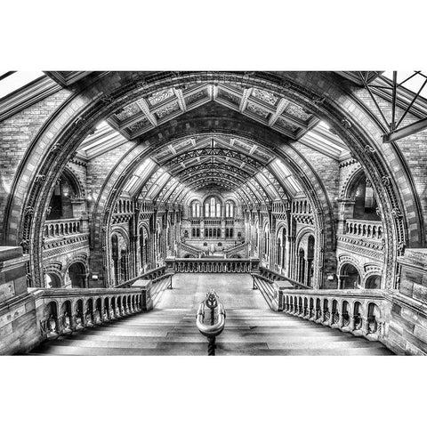 London Gallery Black Modern Wood Framed Art Print by Pelissier, Marc