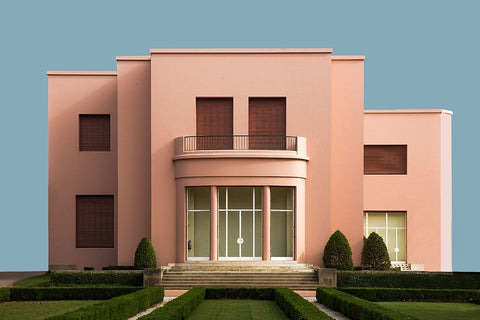 Untitled Black Ornate Wood Framed Art Print with Double Matting by Schuster, Inge