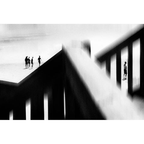 No Second Chance Gold Ornate Wood Framed Art Print with Double Matting by Correia, Rui