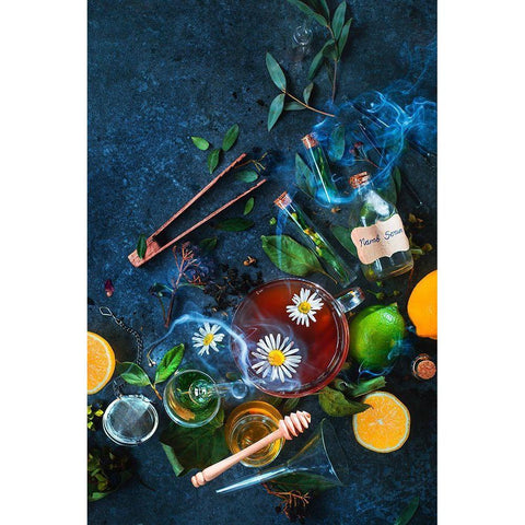 Numb Serum White Modern Wood Framed Art Print by Belenko, Dina