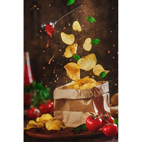 Lift Me Up! Gold Ornate Wood Framed Art Print with Double Matting by Belenko, Dina