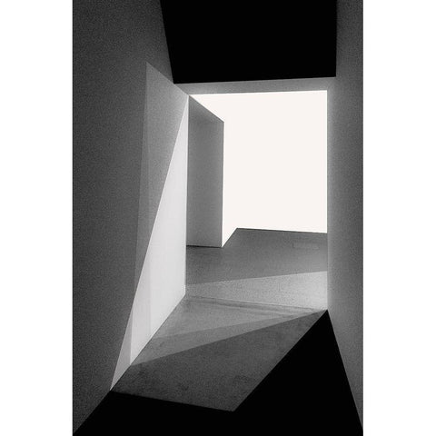 Light And Shadows Black Modern Wood Framed Art Print by Schuster, Inge