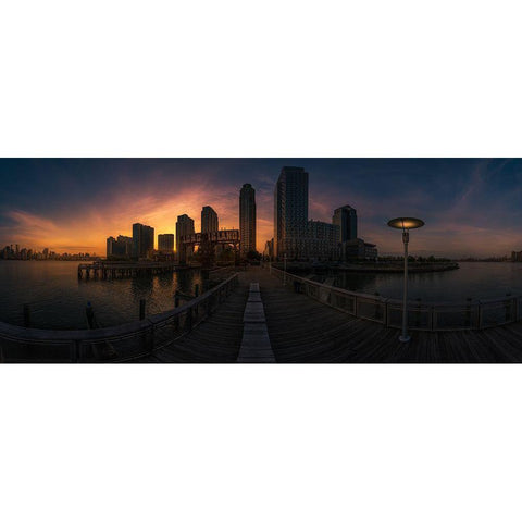 Untitled Black Modern Wood Framed Art Print with Double Matting by Martin Castan, David