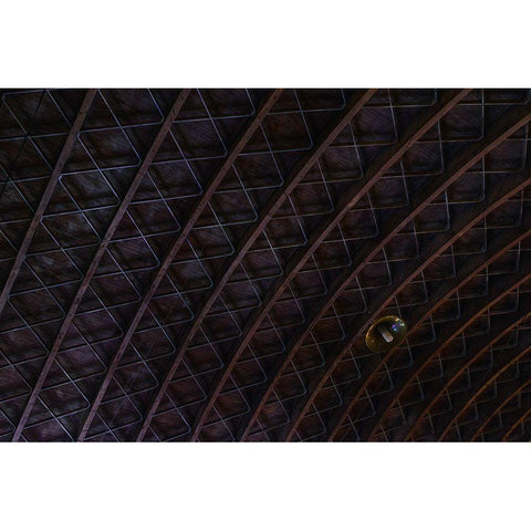 Roofing Black Modern Wood Framed Art Print with Double Matting by Surleac, Marius