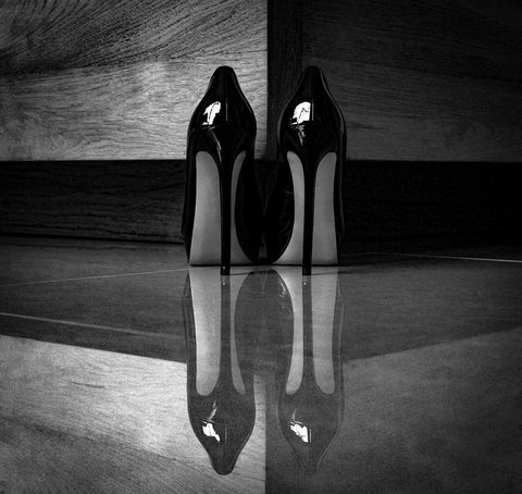 Ice White Modern Wood Framed Art Print with Double Matting by Schottstaedt, Erik