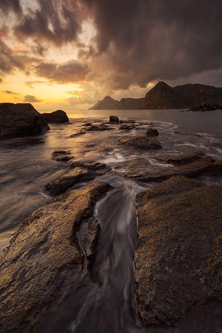 Portman Black Ornate Wood Framed Art Print with Double Matting by Carrillo Lopez, Antonio