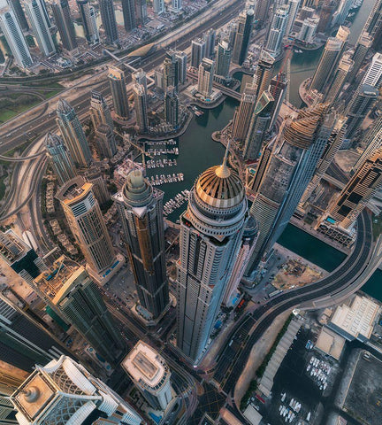 Princess Marina White Modern Wood Framed Art Print with Double Matting by Huang, Stan