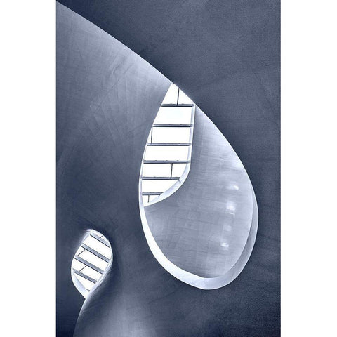 Ceiling Detail Black Modern Wood Framed Art Print with Double Matting by Luycx, Theo