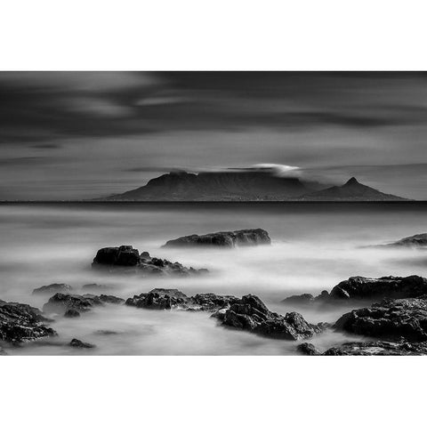 The Blanket Black Modern Wood Framed Art Print by Schilbe, Stefan