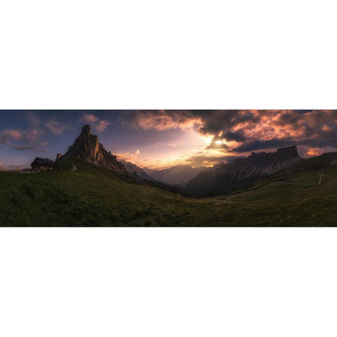 Paso Guiao Black Modern Wood Framed Art Print with Double Matting by Martin Castan, David