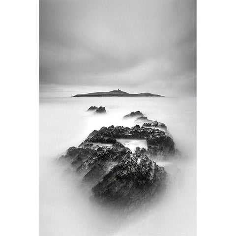 The Island Gold Ornate Wood Framed Art Print with Double Matting by O Mahony, Kieran