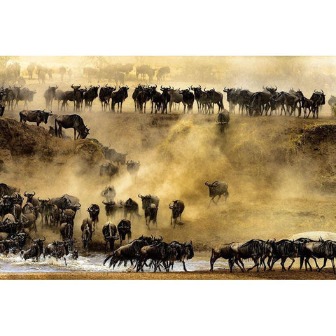 Fateful Detour Black Modern Wood Framed Art Print by Alfraid, Husain