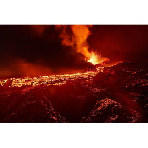 From The Hell White Modern Wood Framed Art Print by Gabriel, Barathieu