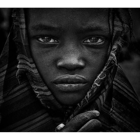 Untitled Gold Ornate Wood Framed Art Print with Double Matting by Inazio Kuesta, Joxe