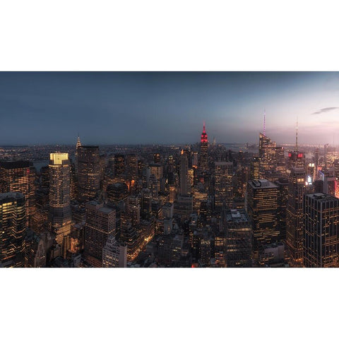 TOP Black Modern Wood Framed Art Print with Double Matting by Martin Castan, David