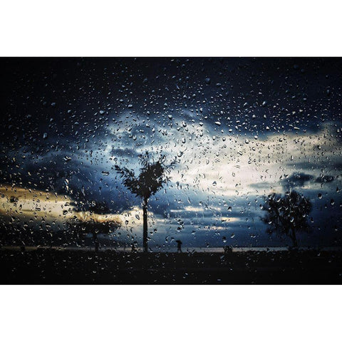 Untitled Black Modern Wood Framed Art Print by Ayer, Ali