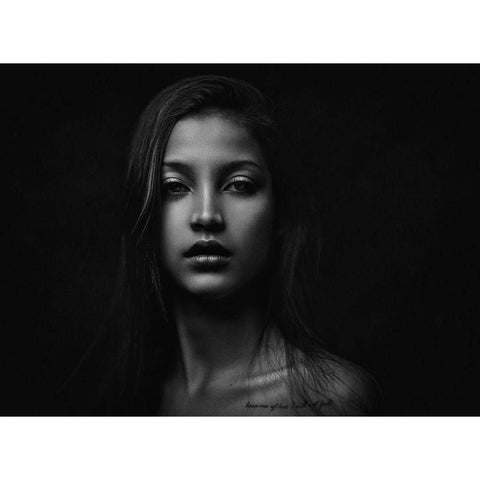 Anna White Modern Wood Framed Art Print by Rise, Zachar