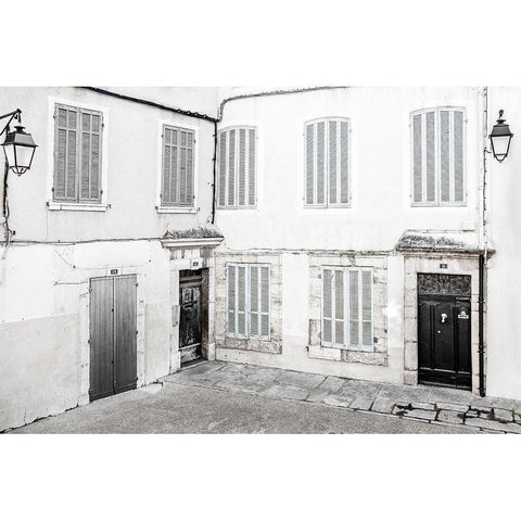 The White Corner Gold Ornate Wood Framed Art Print with Double Matting by Claes, Gilbert