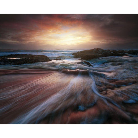 Feets Black Modern Wood Framed Art Print with Double Matting by Pablo De, Juan