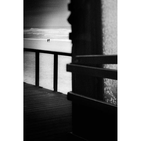 Bring Me The Horizon Black Modern Wood Framed Art Print by Correia, Rui