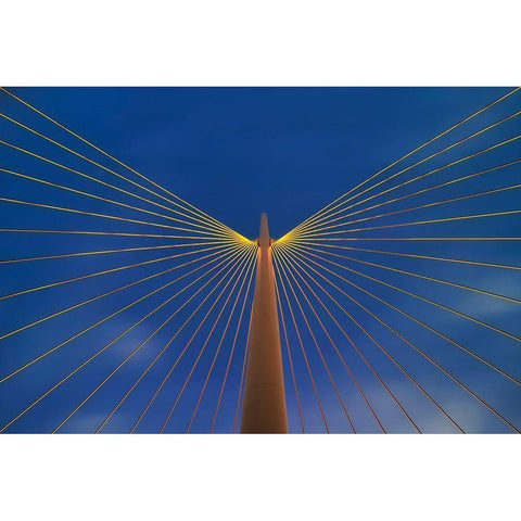 Metal Angel White Modern Wood Framed Art Print by Ferrero, Ivan