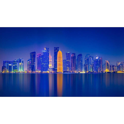 Urban Illusion White Modern Wood Framed Art Print by Zheng, Michael