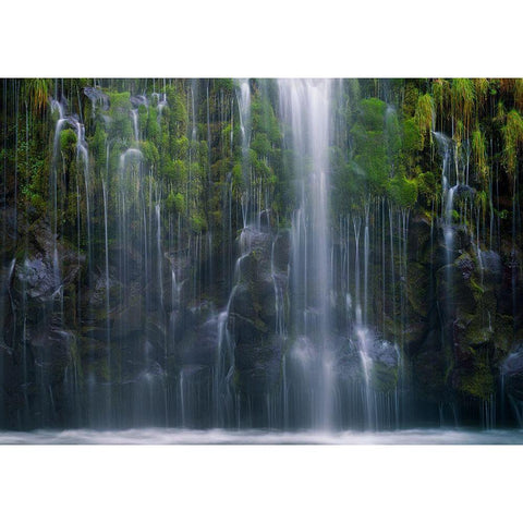 Magical Retreat White Modern Wood Framed Art Print by Macua, Gerald