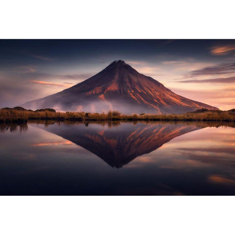 Revelations White Modern Wood Framed Art Print by Mitterwallner, Stefan