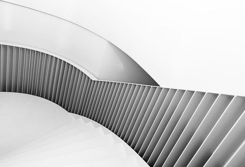 From The Right Black Ornate Wood Framed Art Print with Double Matting by Van Son, Greetje