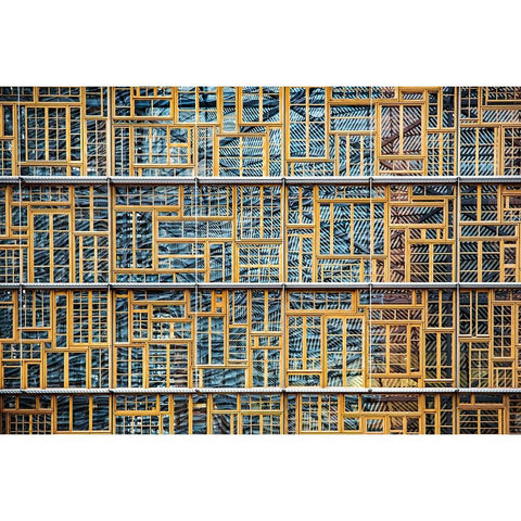 Different Points Of View White Modern Wood Framed Art Print by Wride, Linda