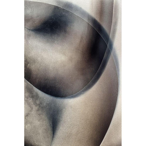 Erotica Ii. Black Modern Wood Framed Art Print by Verschelden, Harry