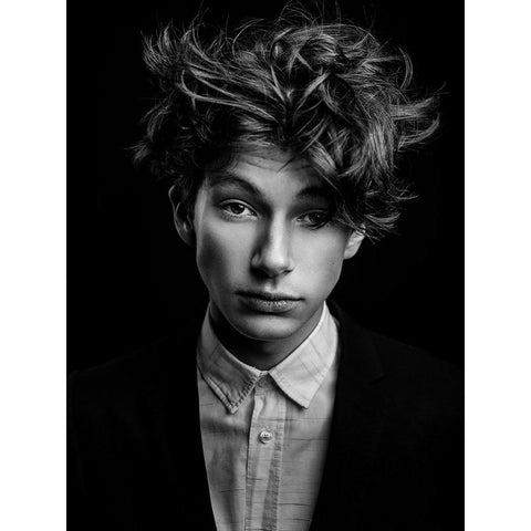 Sebastian Gold Ornate Wood Framed Art Print with Double Matting by Krystynek MQEP, Martin