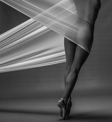 Balance Black Modern Wood Framed Art Print by Jan Dyb, Malvin