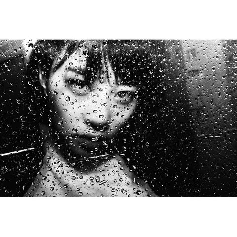 Portrait Gold Ornate Wood Framed Art Print with Double Matting by Suzuki, Tatsuo