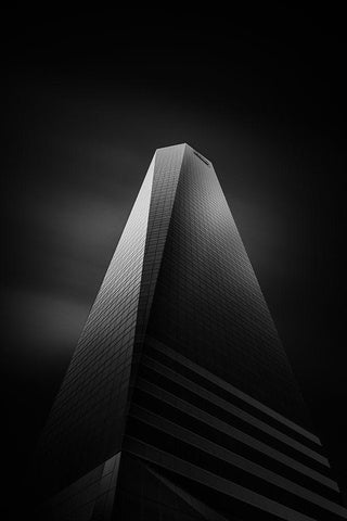 Torres Pwc Black Ornate Wood Framed Art Print with Double Matting by Mirza, Mohammad