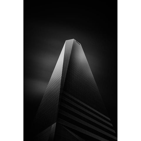 Torres Pwc Black Modern Wood Framed Art Print by Mirza, Mohammad