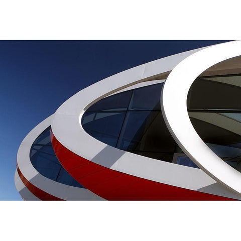 Primark Ii White Modern Wood Framed Art Print by Hawerkamp, Hans-Wolfgang