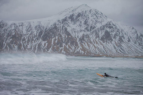 Another Cold Afternoon Q 2 Q White Modern Wood Framed Art Print with Double Matting by Svoboda Mqep, Peter