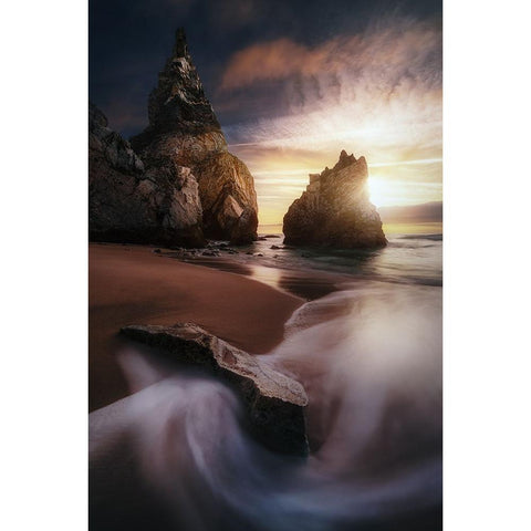 Reverse Ursa. Black Modern Wood Framed Art Print with Double Matting by Pablo de, Juan